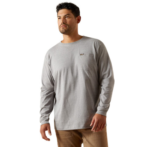 Ariat Mens Rebar Cotton Long Sleeve T-Shirt