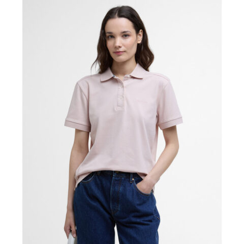 Barbour Bowford Short Sleeve Polo Shirt Pink