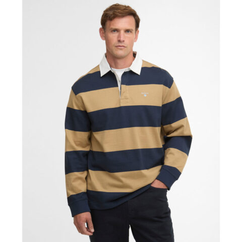 Barbour Mens Broome Rugby Navy