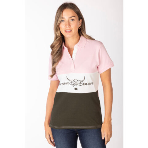 Rydale Byland Cow Polo Shirt Sorbet