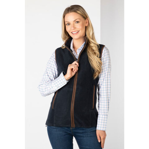 Rydale Ladies Huggate Fleece Waistcoat Ink