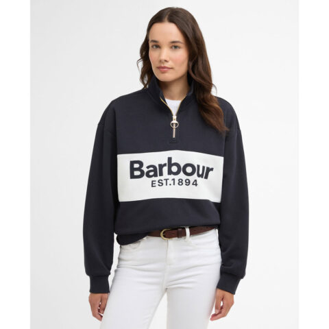 Barbour Zaria Half Zip Sweat Navy