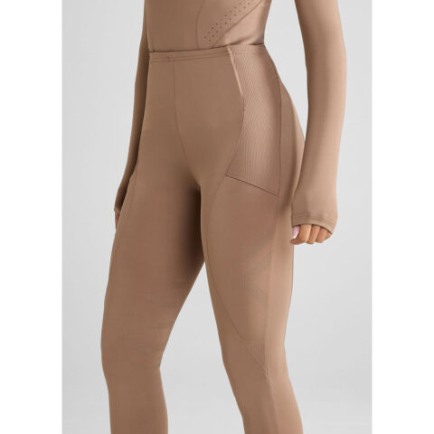 Aztec Diamond Riding Leggings Knee Grip Camel