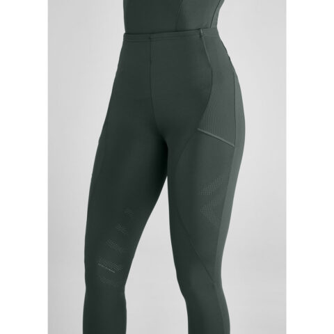 Aztec Diamond Riding Leggings Knee Grip Fern