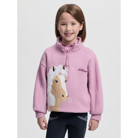 LeMieux Mini Quinn Quarter Zip Sweat Fondant