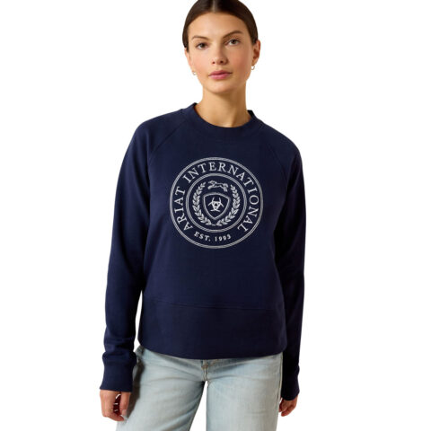 Ariat Womens Martine Sweatshirt Navy