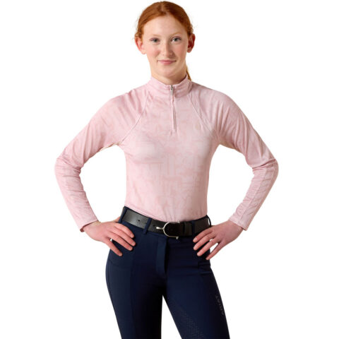 Ariat Youths Sunstopper 3.0 1/4 Zip Baselayer