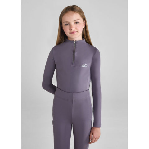 Aztec Diamond Young Rider Long Sleeve Base Layer Amethyst
