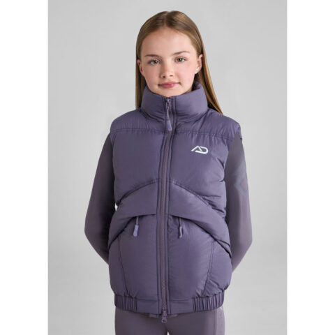Aztec Diamond Young Rider Mid Layer Gilet Amethyst