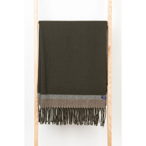 Rydale Ladies Bella Stripe Scarf Olive